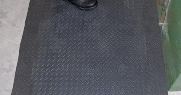 Anti Fatigue Mat | Black | Chequered | Comfort Mat | Dmd Direct